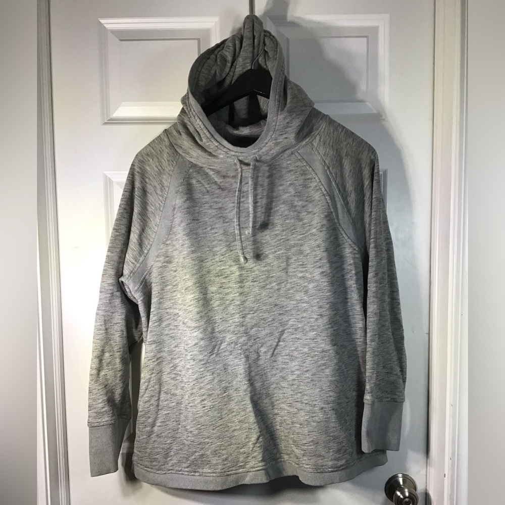 Duluth Trading Co Gray Pullover Hoodie Sweatshirt